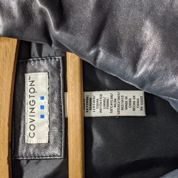 Women's leather jacket size XL/16-18 - Picture 2 of 3